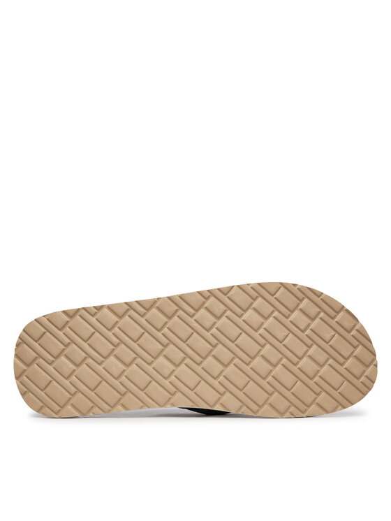 Tommy Hilfiger Šlepetės per pirštą Tommy Hilfiger Hilfiger Chambray Beach Sandal FM0FM05751 Pilka