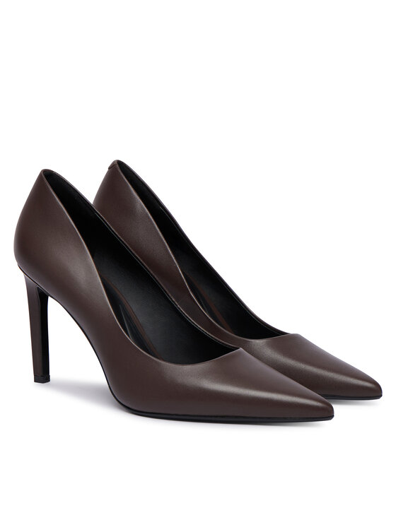 Calvin Klein Augstpapēžu kurpes Calvin Klein Ess Stiletto 90 HW0HW02608 Brūns