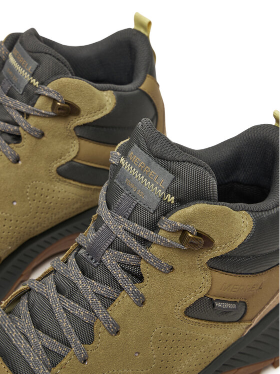 Merrell Pārgājienu apavi Merrell Tempo Sol Mid J038941 Zaļš