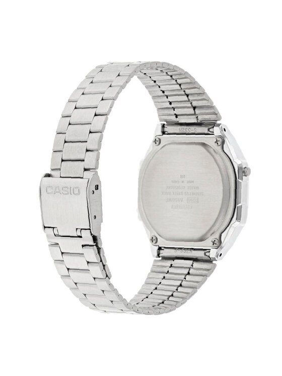 Casio Zegarek Casio Vintage A168WEM-1EF Srebrny