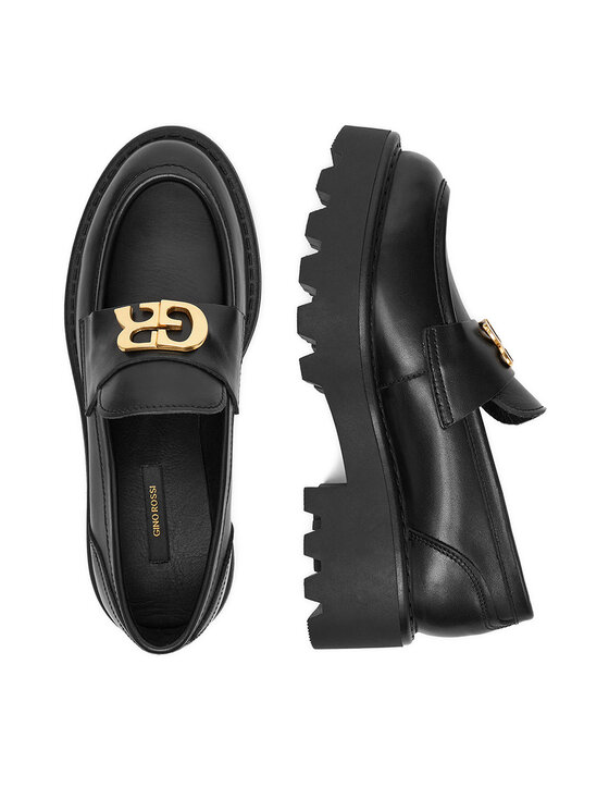 GINO ROSSI Loafersy Gino Rossi EO-ROYA-8103-25 Černá