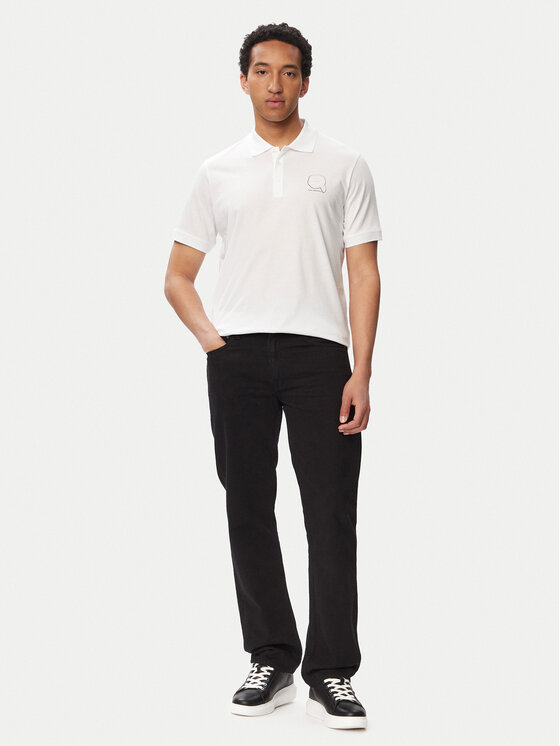 KARL LAGERFELD KARL LAGERFELD Polo 745025 563224 Blanco Regular Fit