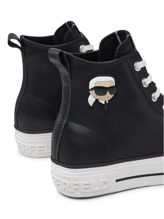 KARL LAGERFELD Кеди KARL LAGERFELD Kampus Max KL60445T Чорний