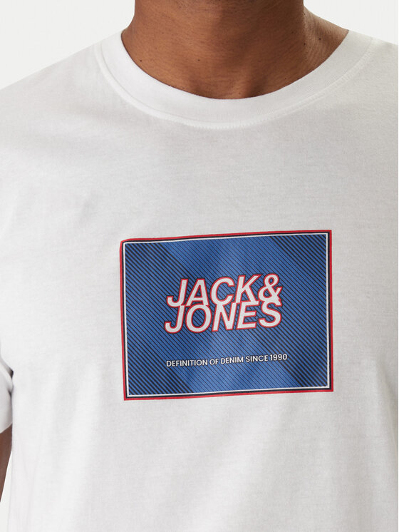 Jack & Jones Jack & Jones Футболка Jjrain Tee Ss Crew Neck 12288097 Білий Regular Fit