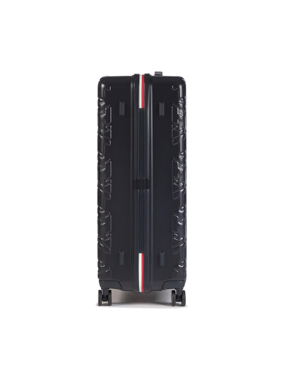 Tommy Hilfiger Nagy bőrönd Tommy Hilfiger Monogram Case 28 AU0AU01065 Sötétkék
