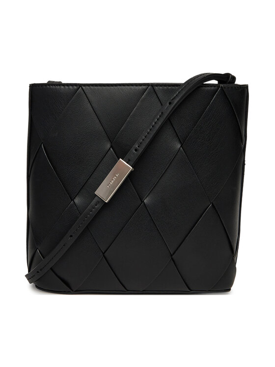 Calvin Klein Kabelka Calvin Klein Ck Woven Square Crossbody K60K612991 Čierna