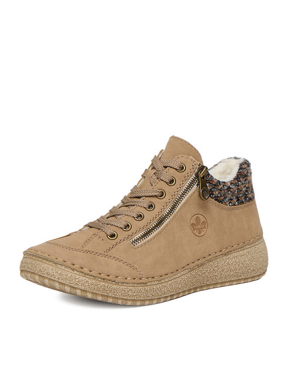 Rieker Sneakersy Rieker 50903-20 Béžová