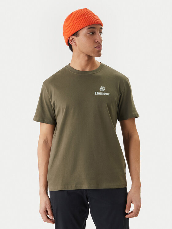 Element Element Camiseta Epic ELYZT00578 Caqui Regular Fit