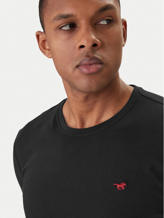 Mustang Mustang Conjunto de camisetas 1017076 Negro Regular Fit