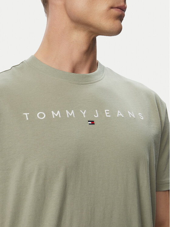 Tommy Jeans Tommy Jeans Camiseta DM0DM20744 Verde Regular Fit
