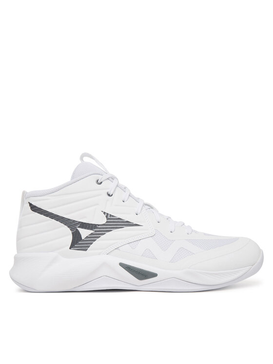 Mizuno Buty halowe Mizuno Wave Momentum Pro Mid V1GA2545 Biały