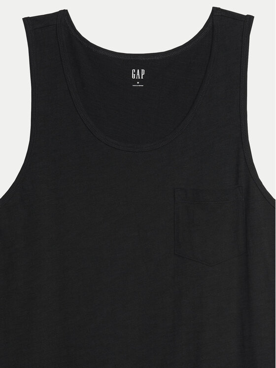 Gap Gap Майка 545873-00 Чорний Regular Fit