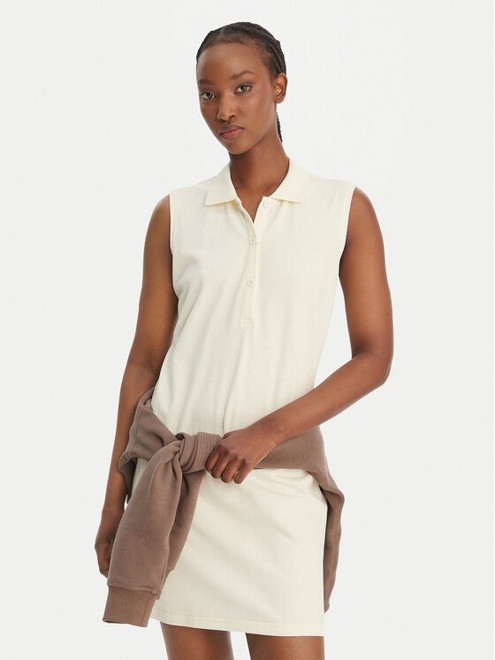 Kappa Kappa Vestido diario Ivanka 332D7MW Crema Regular Fit