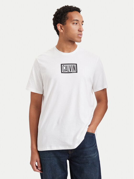 Calvin Klein Jeans Calvin Klein Jeans Camiseta Boxed Graphic LV04RH818G Blanco Regular Fit
