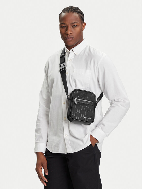 KARL LAGERFELD Geantă crossover KARL LAGERFELD A3M30163 Negru