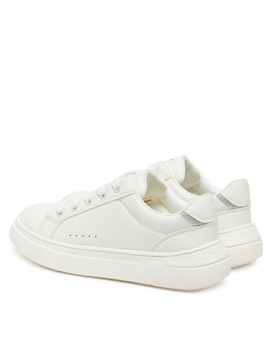 Calvin Klein Jeans Laisvalaikio batai Calvin Klein Jeans Low Cut Lace-Up V3A9-82023-1439A M Balta
