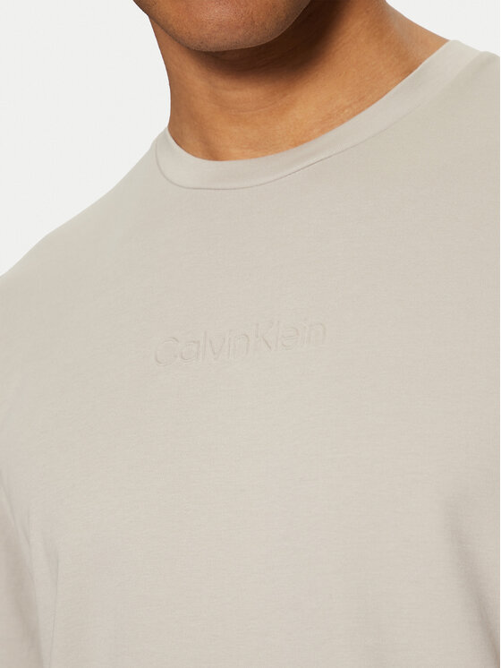 Calvin Klein Calvin Klein Marškinėliai K10K114167 Smėlio Slim Fit