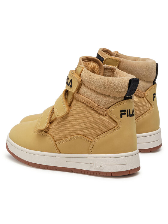 Fila Trzewiki Fila Knox Velcro Mid Jr 1011086.EDU Żółty