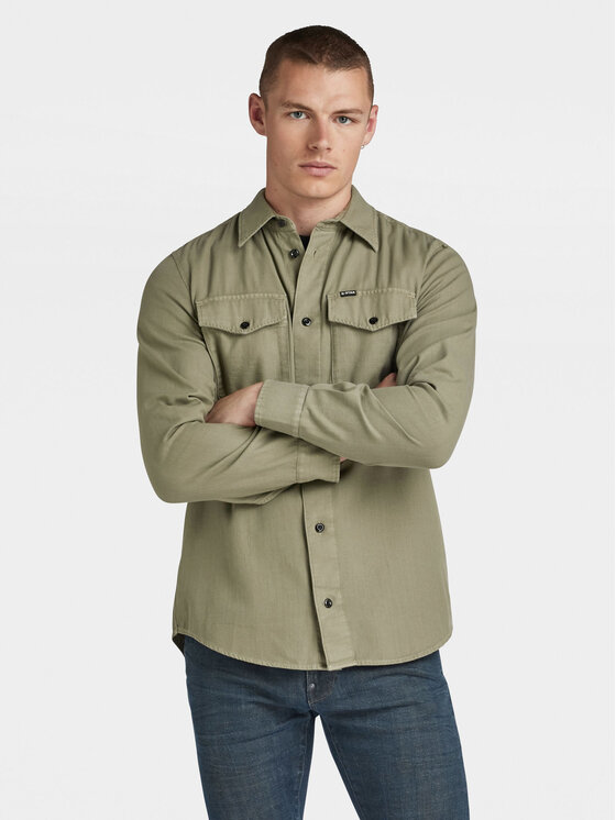 G-STAR G-STAR Camisa Marine D24963-D454 Verde Slim Fit