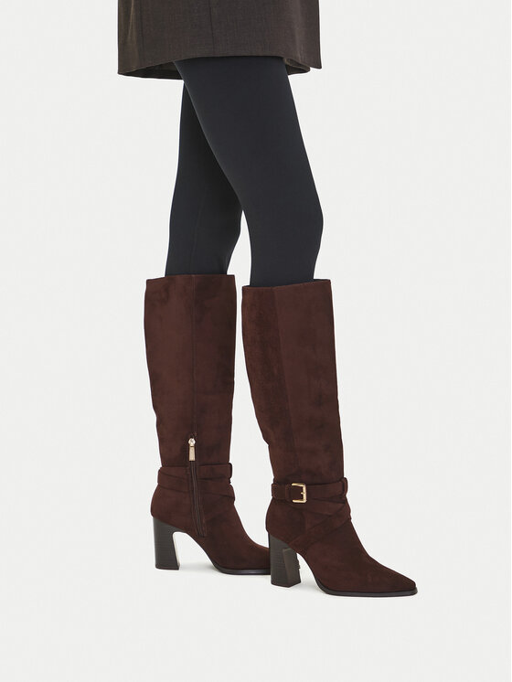 JENNY Čižmy JENNY CEO-HY2516-1 Hnedá