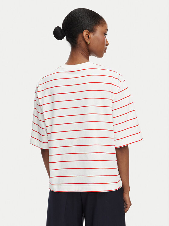 Tommy Hilfiger Tommy Hilfiger Camiseta Classic WW0WW50948 Blanco Relaxed Fit