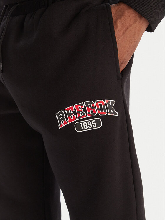 Reebok Reebok Melegítő alsó Walker RK25149CCM Fekete Regular Fit