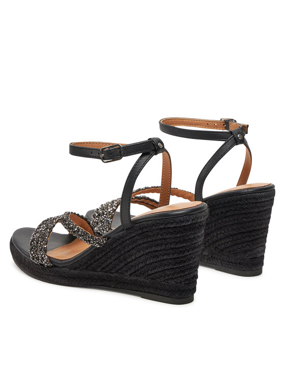 Gioseppo Espadrilky Gioseppo Menfi 72064-P Čierna