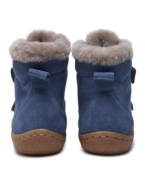 Froddo Kozačky Froddo Minni Suede G2110141-6 S Modrá