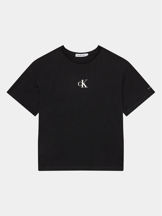 Calvin Klein Jeans Calvin Klein Jeans T-shirt IG0IG02136 Nero Boxy Fit
