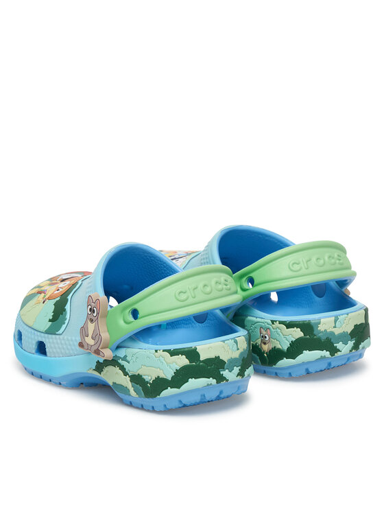 Crocs Natikači Crocs Bluey Multi Cls Clg T 212369 Pisana