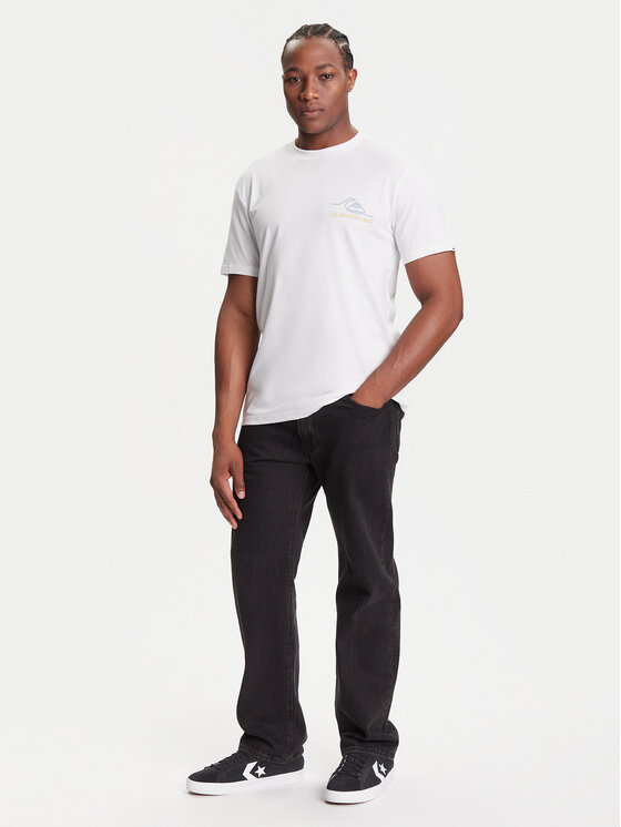Quiksilver Quiksilver Camiseta Light Waves Ss EQYZT08175 Blanco Comfort Fit