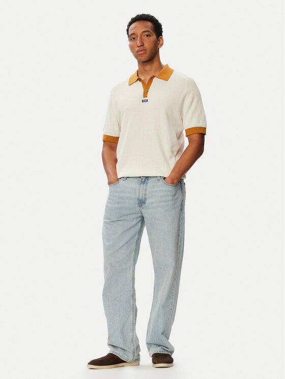 HUGO HUGO Polo Siablo 50564218 Crema Relaxed Fit