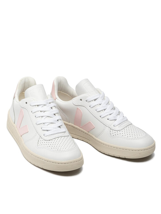 Veja Sportcipők Veja V-10 Leather VX0202644A Fehér