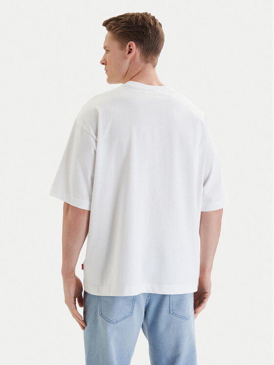 Americanos Americanos Camiseta W126-AMMTS-1017-01X Blanco Regular Fit