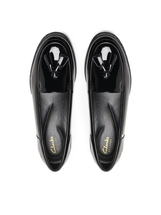 Clarks Лофери Clarks Havisham Edge 26178704 Чорний