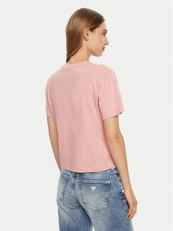 Guess Jeans Guess Jeans Футболка W5RI43 K8HM0 Рожевий Regular Fit