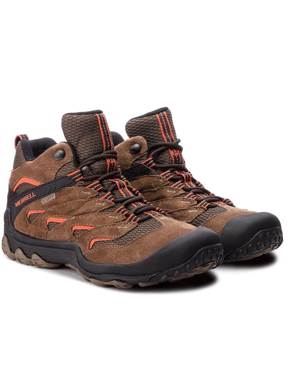 Merrell Trekkingi Merrell Chameleon 7 Limit Mid Wp J12757 Brązowy