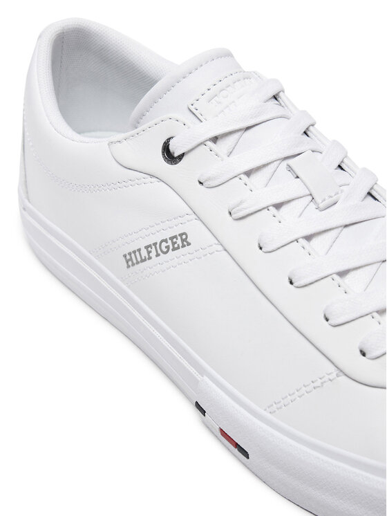 Tommy Hilfiger Laisvalaikio batai Tommy Hilfiger Vulc FM0FM05201 Balta