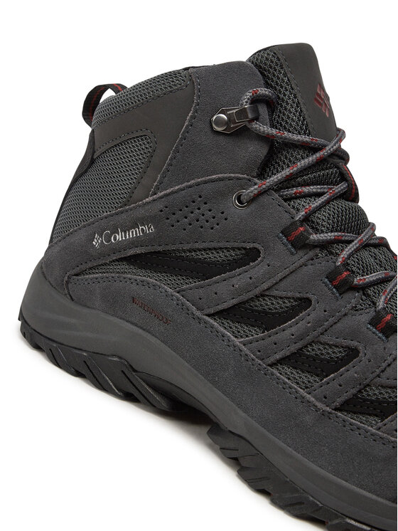 Columbia Trekingová obuv Columbia Crestwood Mid Waterproof 2100641 Sivá