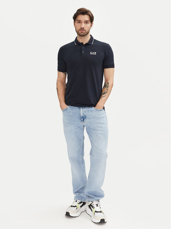 EA7 Emporio Armani EA7 Emporio Armani Polo 8NPF16 PJVUZ 1562 Azul marino Slim Fit