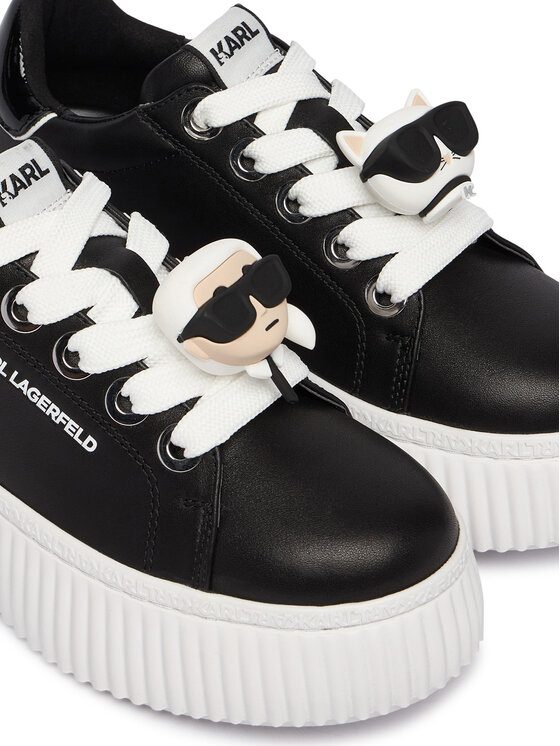 KARL LAGERFELD Снікерcи KARL LAGERFELD Kreeper Lo KL42336T Чорний