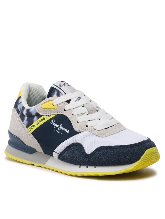 Pepe Jeans Снікерcи Pepe Jeans London B Brighton PBS30552 Голубий