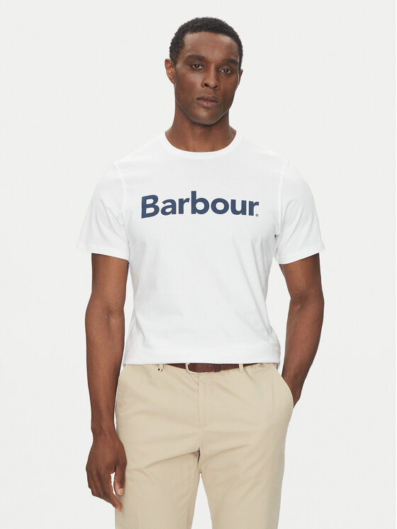 Barbour Barbour Футболка Logo MTS0531WH51 Білий Tailored Fit