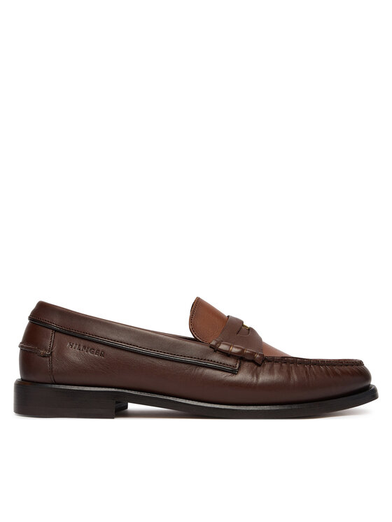 Tommy Hilfiger Mokasyny Tommy Hilfiger Penny Crust FM0FM05836 Brązowy