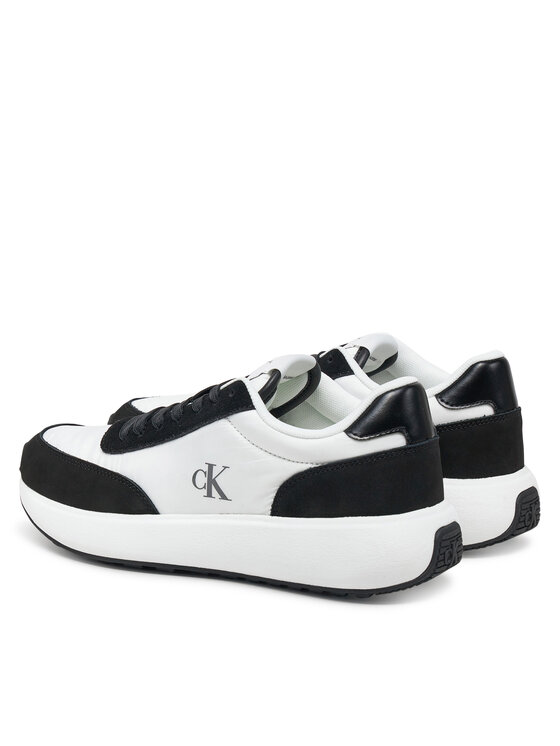 Calvin Klein Jeans Tenisice Calvin Klein Jeans Athleisure Runner Laceup Mix Wn YW0YW01774 Bijela