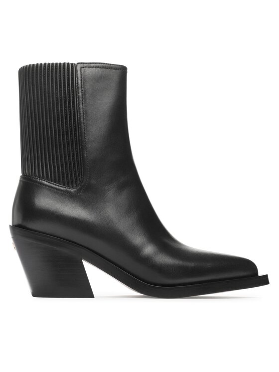 Coach Ботильйони Coach Prestyn Lth Bootie CN136 Чорний