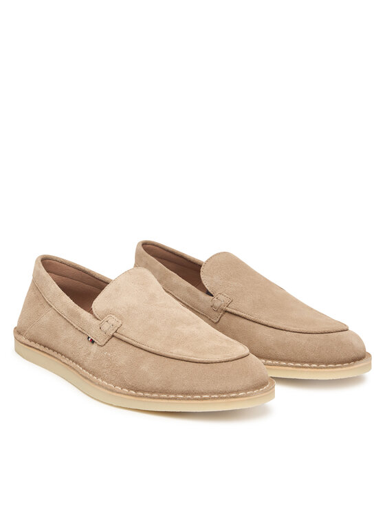 Tommy Hilfiger Мокасини Tommy Hilfiger Stitchdown FM0FM05782 Бежов