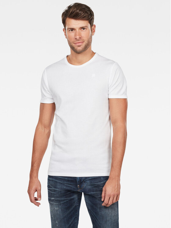 G-Star Raw G-Star Raw Komplet t-shirt majic﻿ D07205-124-110 Bela Slim Fit