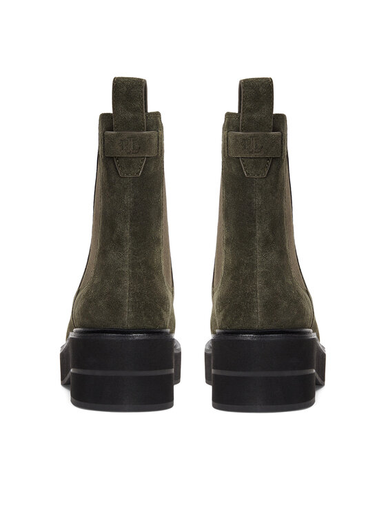 LAUREN RALPH LAUREN Kotníková obuv s elastickým prvkem LAUREN RALPH LAUREN 802951237002 Zelená