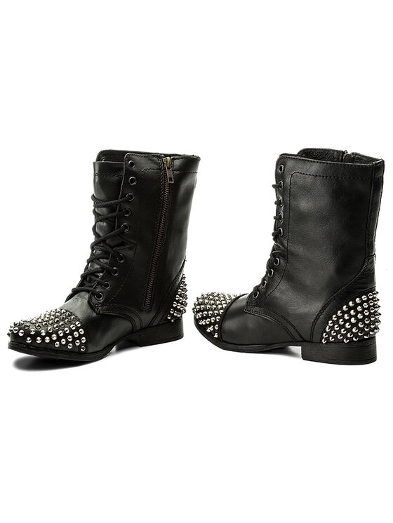 Steve Madden Botine Steve Madden Tarney Biker Boot 91000681-10001-01001 Negru
